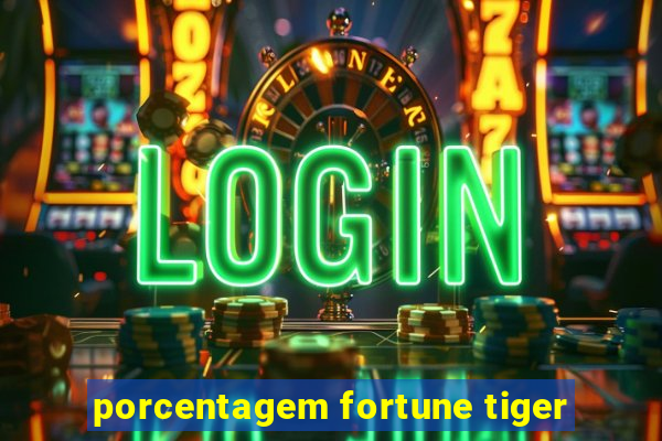 porcentagem fortune tiger