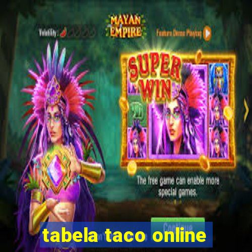 tabela taco online