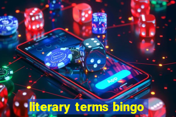 literary terms bingo