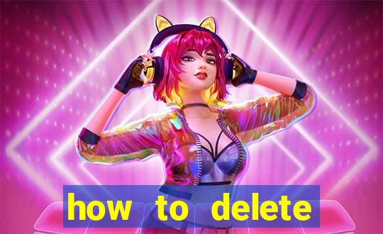 how to delete account in bingo plus