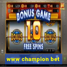 www champion bet