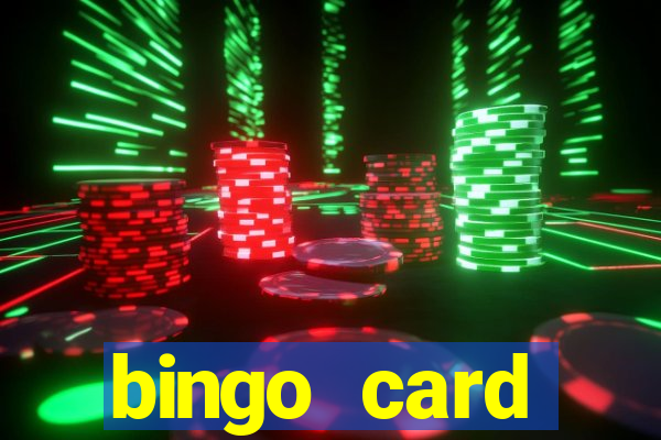 bingo card generator with pictures