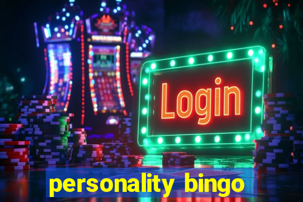 personality bingo