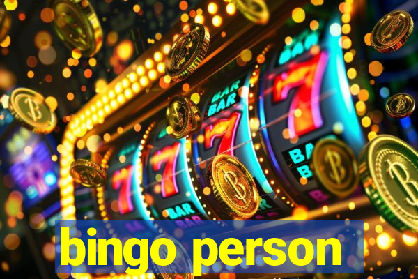 bingo person