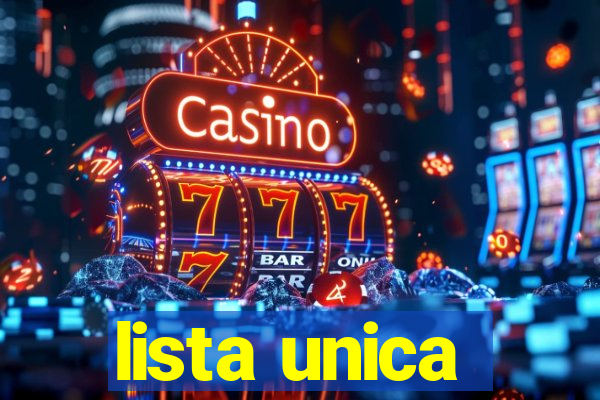 lista unica