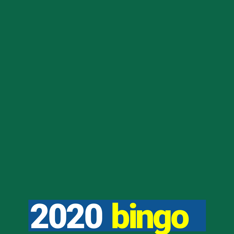 2020 bingo