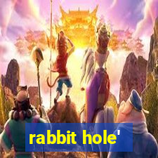 rabbit hole'