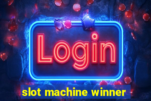 slot machine winner