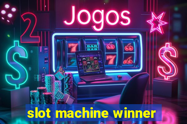 slot machine winner