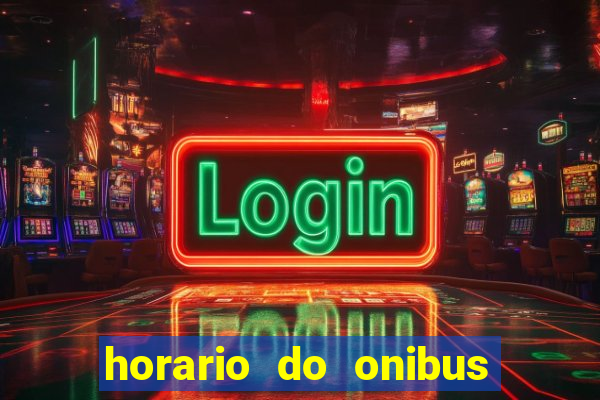 horario do onibus vila nova