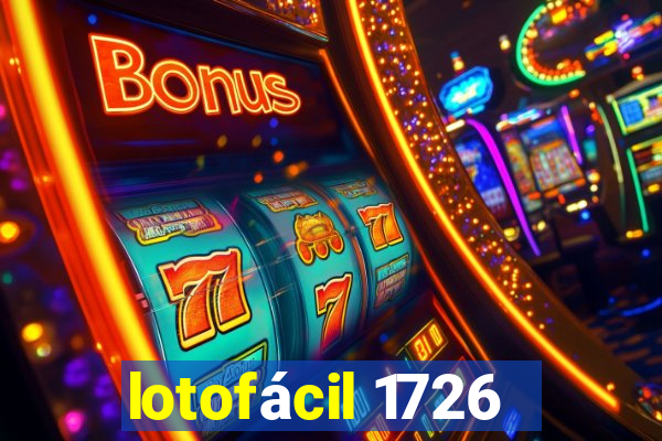 lotofácil 1726