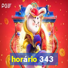 horário 343