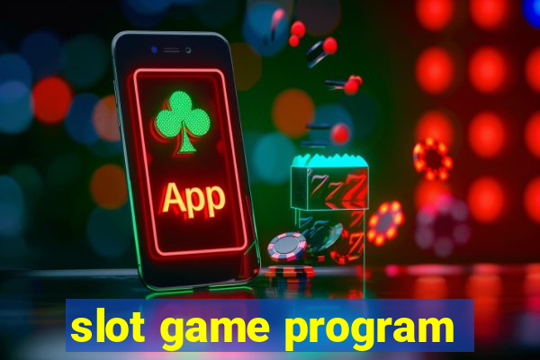 slot game program