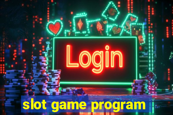 slot game program