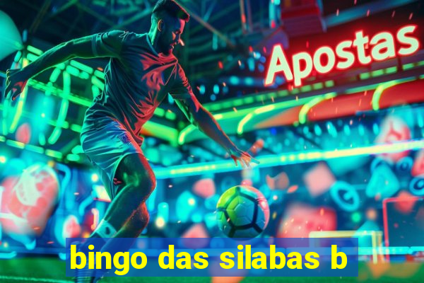 bingo das silabas b