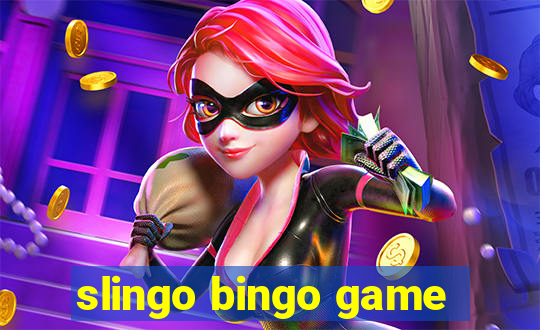 slingo bingo game