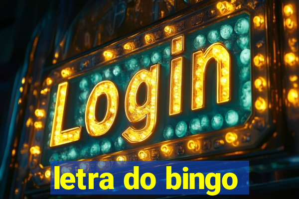 letra do bingo