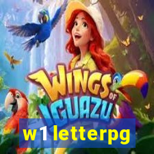 w1 letterpg