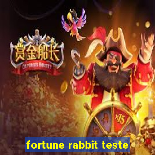 fortune rabbit teste