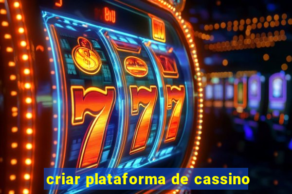 criar plataforma de cassino