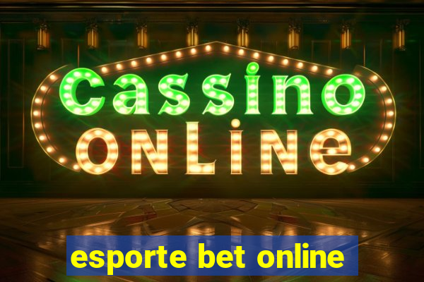 esporte bet online