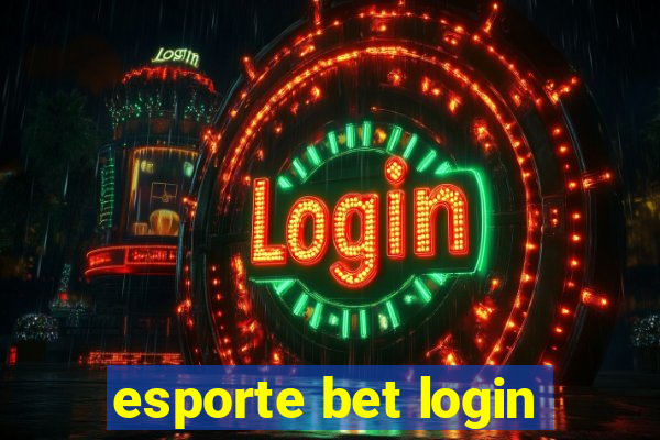 esporte bet login