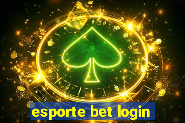 esporte bet login