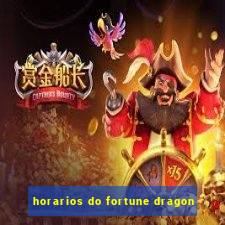 horarios do fortune dragon