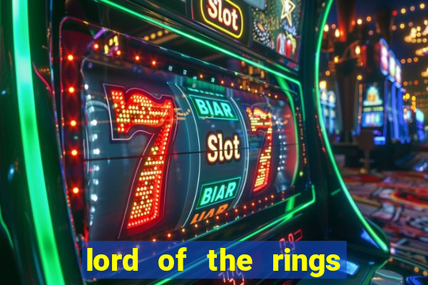 lord of the rings slot machine