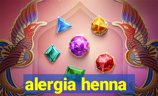 alergia henna