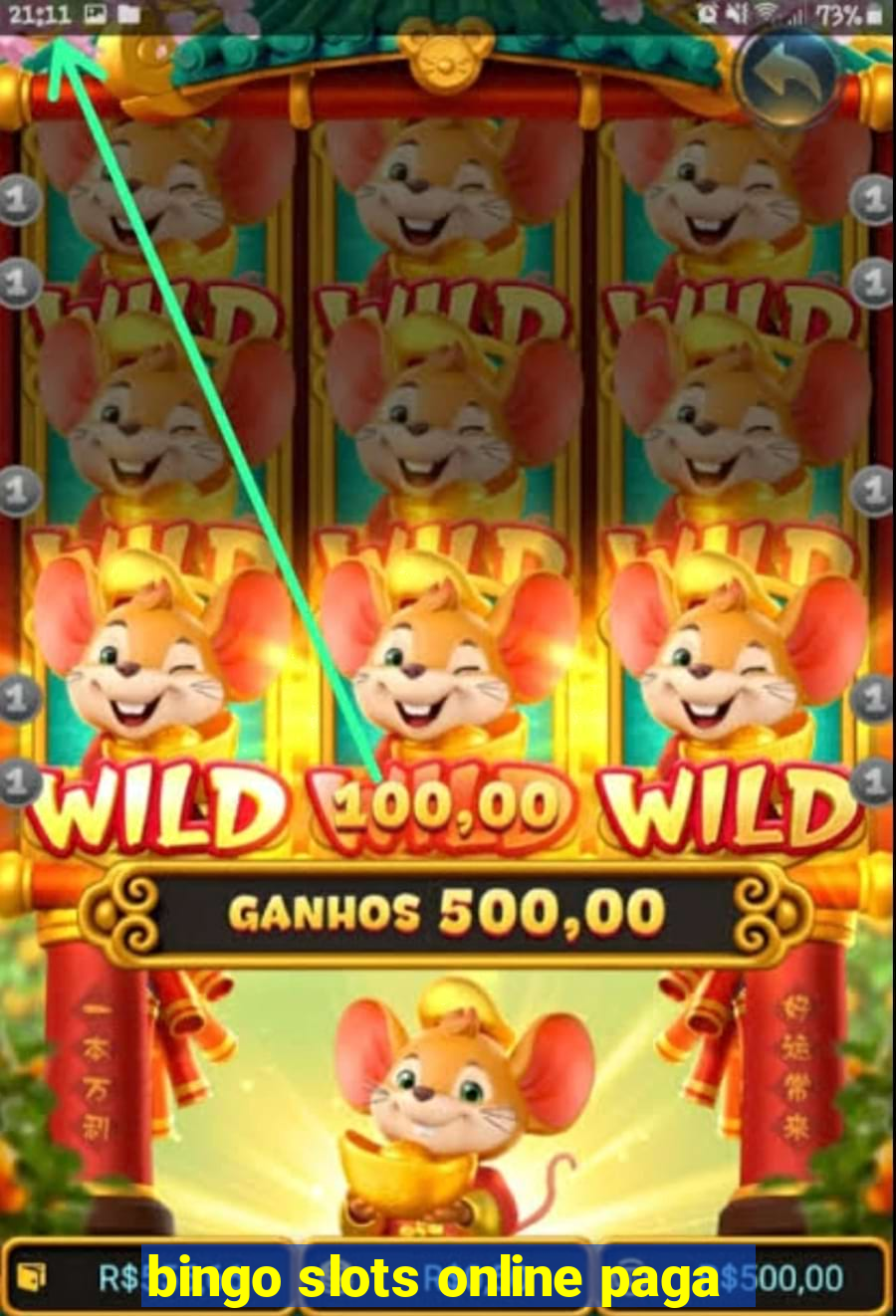 bingo slots online paga