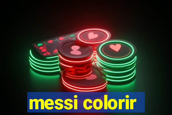 messi colorir