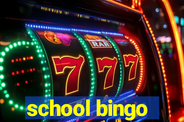 school bingo