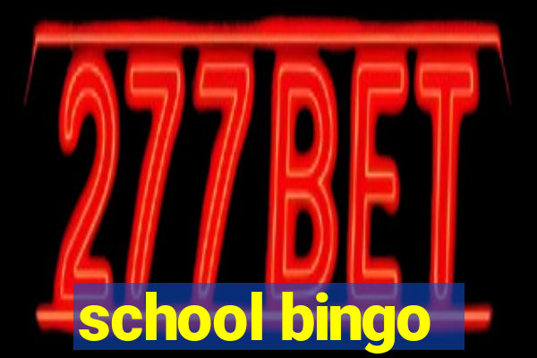 school bingo