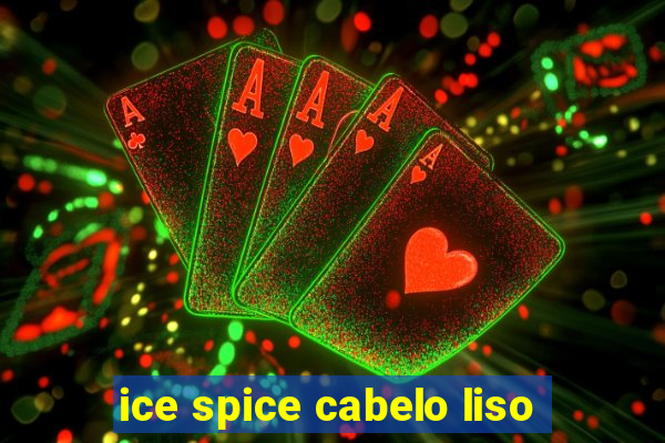 ice spice cabelo liso