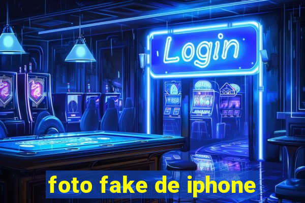 foto fake de iphone