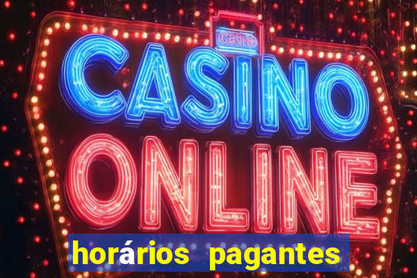 horários pagantes fortune tiger madrugada