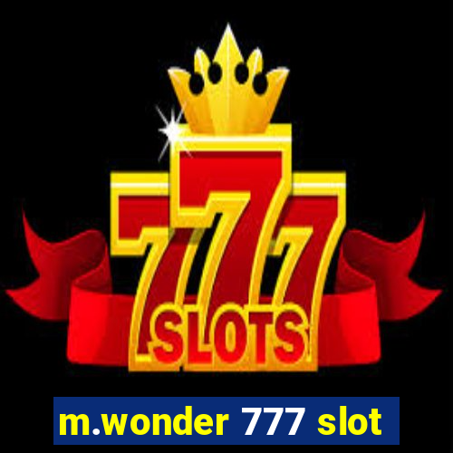 m.wonder 777 slot