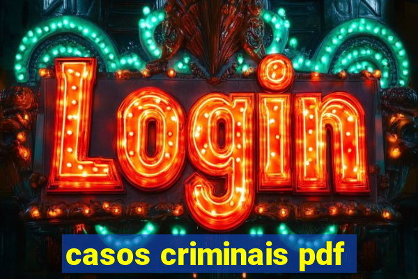 casos criminais pdf