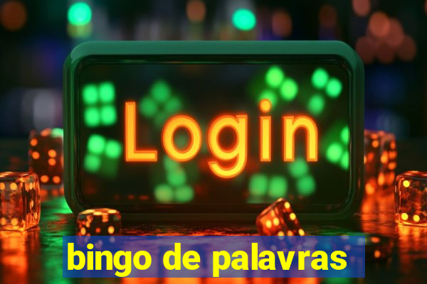 bingo de palavras