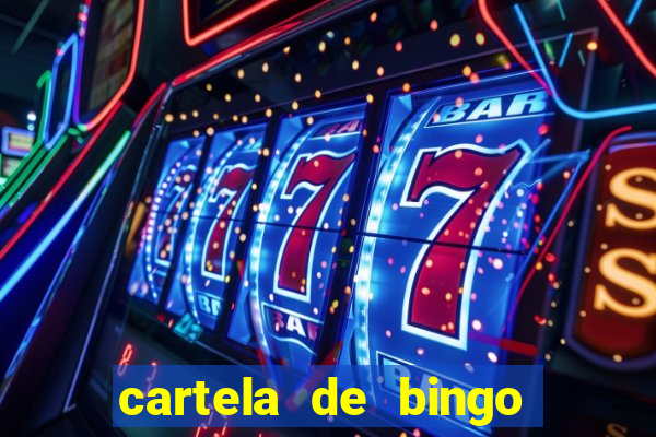 cartela de bingo para cha revela??o