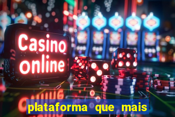 plataforma que mais paga no fortune tiger