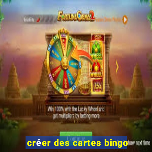 créer des cartes bingo