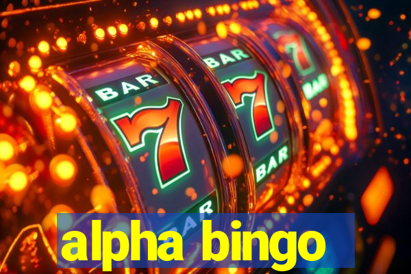 alpha bingo