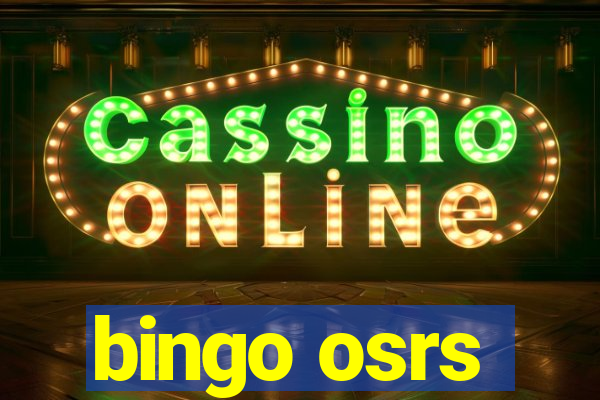 bingo osrs