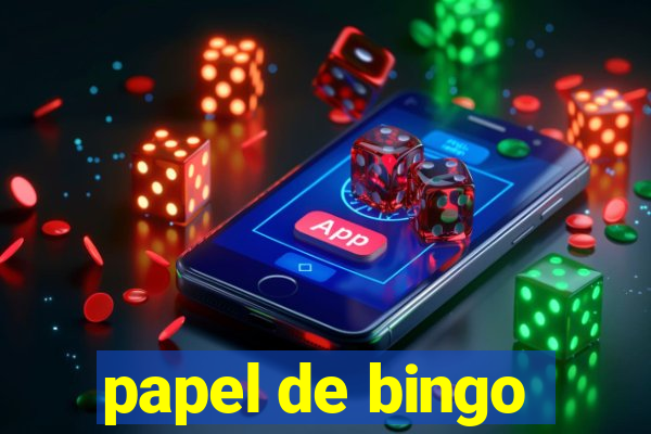 papel de bingo