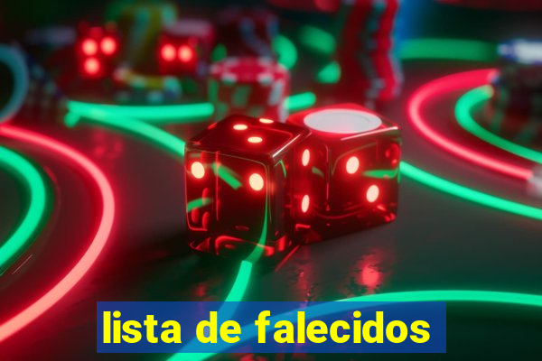 lista de falecidos