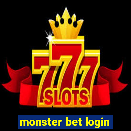 monster bet login