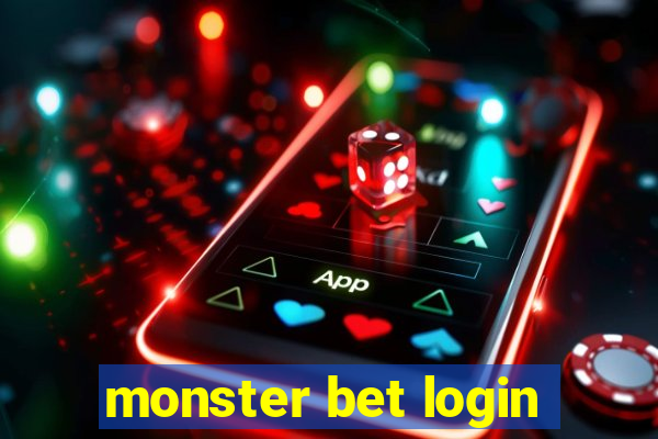 monster bet login