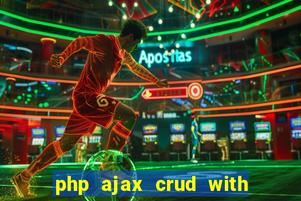 php ajax crud with datatables and bootstrap modals